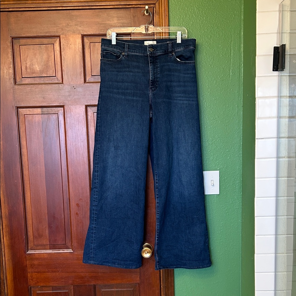 Women's Blue Wide-Leg Jeans